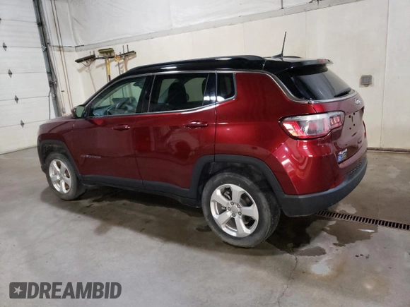 2020 Jeep Compass Latitude with VIN 3C4NJDBB0LT229343, listed as a Copart auction lot 50105875 with 24,466 mi miles and Clean title. Bid and sale history available at DreamBid. Image 2.
