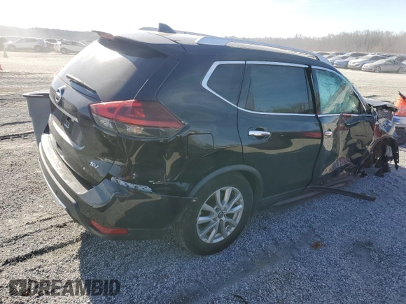 2019 Nissan Rogue SV with VIN KNMAT2MT4KP501737, listed as a Copart auction lot 49803705 with 119,024 mi miles and Salvage Title. Bid and sale history available at carsss.com. Image 3.