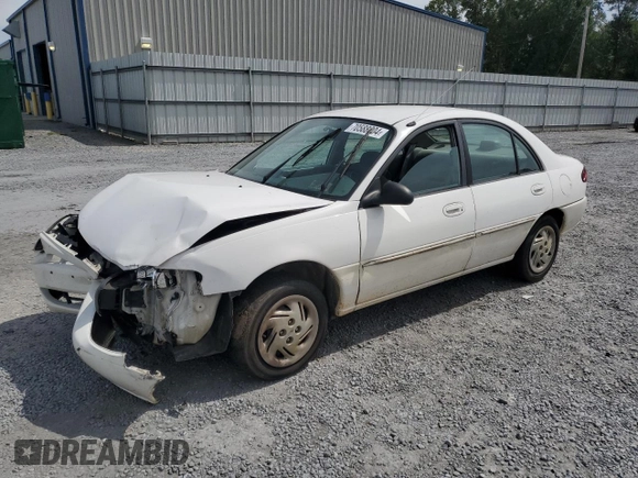 1997 Ford Escort LX z VIN 1FALP13P8VW205888, wystawiony jako Copart lot #70588004 z przebiegiem 156 013 mil mil oraz Nie do naprawy • Non repairable. Historia ofert i sprzedaży dostępna na DreamBid. Obrazek 1.