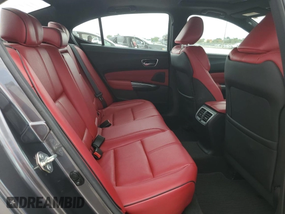 2019 Acura TLX w/A-Spec Pkg with VIN 19UUB2F69KA005036, listed as a Copart auction lot 46825015 with 8,398 mi miles and Salvage Title. Bid and sale history available at carsss.com. Image 10.