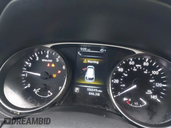 2015 Nissan Rogue SL with VIN 5N1AT2MV4FC898201, listed as a IAAI auction lot 41953663 with Not Provided miles. Bid and sale history available at carsss.com. Image 7.