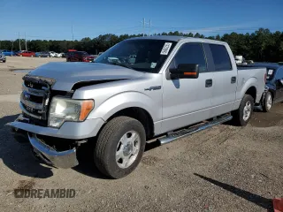 2014 Ford F-150 XL with VIN 1FTEW1CM8EKD65871, listed as a Copart auction lot 55603235 with 249,560 mi miles and Salvage title. Bid and sale history available at DreamBid. Image 1.