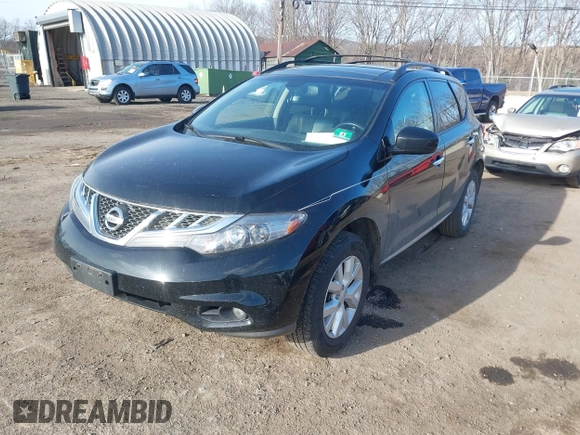 2014 Nissan Murano S with VIN JN8AZ1MW6EW519674, listed as a IAAI auction lot 41702608 with 188,576 mi miles and . Bid and sale history available at DreamBid. Image 2.
