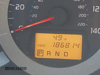 2010 Toyota RAV4 with VIN JTMBF4DV0A5031581, listed as a IAAI auction lot 41714611 with 186,814 mi miles. Bid and sale history available at carsss.com. Image 15.
