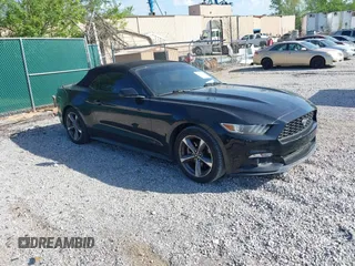 2015 Ford Mustang V6 with VIN 1FATP8EM6F5427266, listed as a IAAI auction lot 42003599 with 120,222 mi miles and . Bid and sale history available at DreamBid. Image 1.