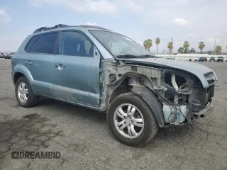 2008 Hyundai Tucson SE with VIN KM8JN72D98U843161, listed as a Copart auction lot 71192824 with 142,822 mi miles and Salvage Title. Bid and sale history available at carsss.com. Image 4.