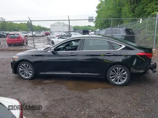 2017 Genesis G80 3.8L with VIN KMHGN4JE0HU171817, listed as a IAAI auction lot 42247623 with 93,048 mi miles and . Bid and sale history available at DreamBid. Image 15.