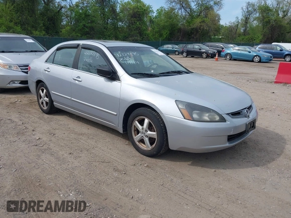2005 Honda Accord EX with VIN 1HGCM56735A015906, listed as a IAAI auction lot 42127895 with 204,056 mi miles and . Bid and sale history available at DreamBid. Image 1.