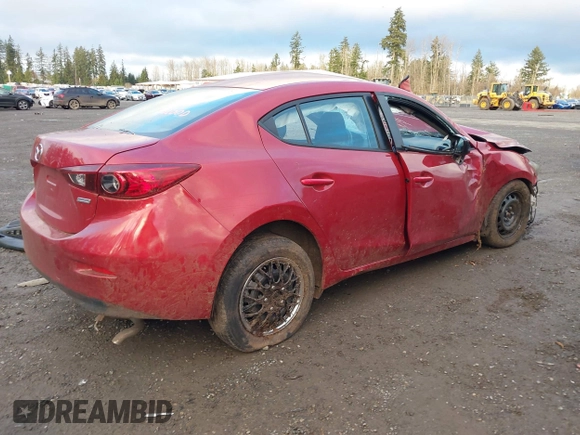 2015 Mazda 3 i SV with VIN JM1BM1T70F1222049, listed as a IAAI auction lot 41308957 with Not Provided miles. Bid and sale history available at carsss.com. Image 4.