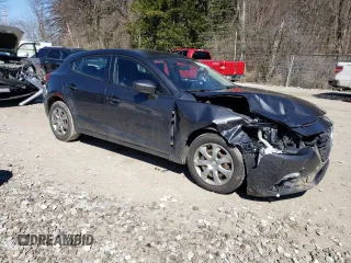 2016 Mazda 3 i Sport with VIN JM1BM1J76G1327232, listed as a Copart auction lot 49493865 with 120,288 mi miles and Salvage Title. Bid and sale history available at DreamBid. Image 4.