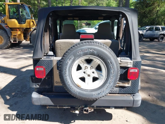 2003 Jeep Wrangler Sport with VIN 1J4FA49S13P313180, listed as a IAAI auction lot 42349673 with 141,073 mi miles and . Bid and sale history available at DreamBid. Image 16.