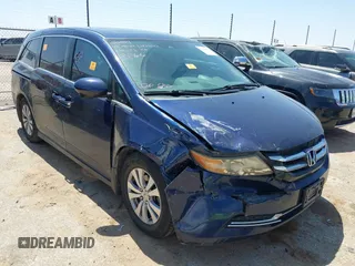 2015 Honda Odyssey with VIN 5FNRL5H6XFB123366, listed as a IAAI auction lot 42037807 with 141,135 mi miles and . Bid and sale history available at DreamBid. Image 1.