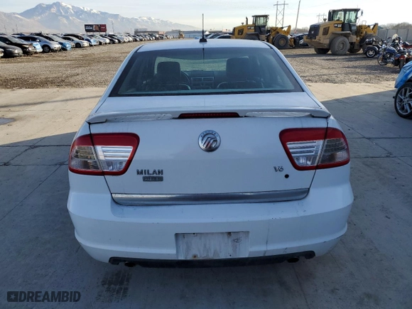 2007 Mercury Milan Premier with VIN 3MEHM08117R631269, listed as a Copart auction lot 85946404 with 159,899 mi miles and Salvage Title. Bid and sale history available at carsss.com. Image 6.