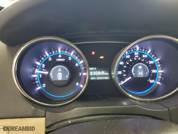 2013 Hyundai Sonata Limited with VIN 5NPEC4AC5DH675185, listed as a Copart auction lot 49471915 with 332,241 mi miles and Salvage Title. Bid and sale history available at carsss.com. Image 9.