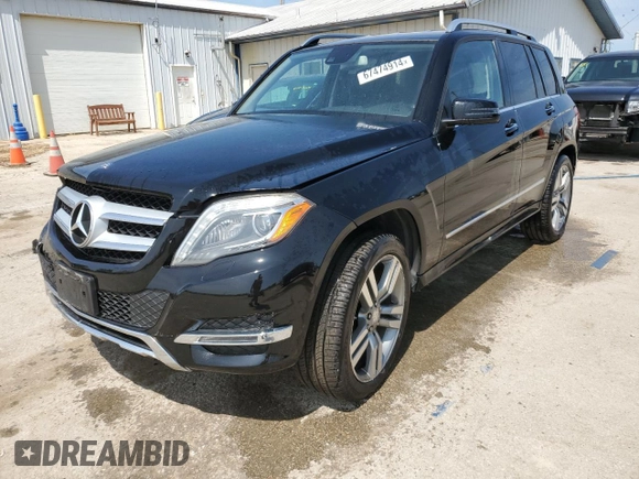 2013 Mercedes-Benz GLK 350 with VIN WDCGG8JB1DG103704, listed as a Copart auction lot 67474914 with 55,170 mi miles and Salvage Title. Bid and sale history available at DreamBid. Image 1.