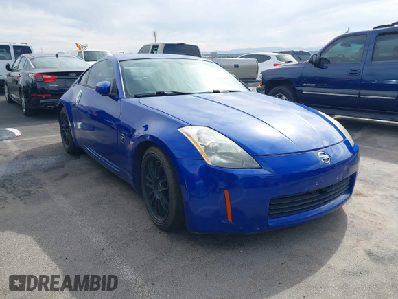 2003 Nissan 350Z Touring with VIN JN1AZ34E23T012447, listed as a IAAI auction lot 41994211 with 180,402 mi miles and . Bid and sale history available at DreamBid. Image 1.
