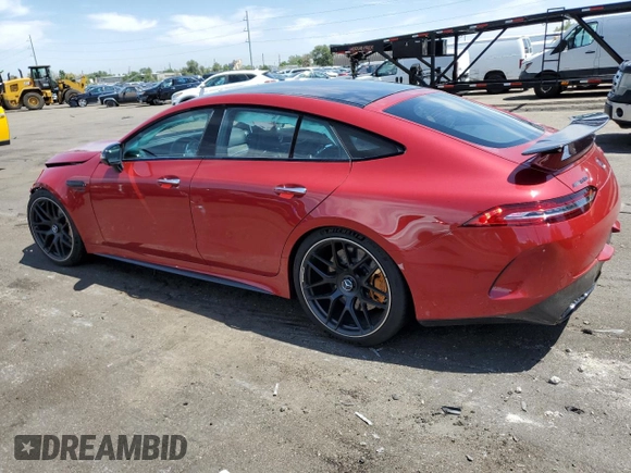 2024 Mercedes-Benz AMG GT 63 S E Performance с VIN W1K7X7KB4RV000221, выставлен на аукционе Copart как лот 66413234 с пробегом 407 миль миль и Списание • Salvage title. История ставок и продаж доступна на DreamBid. Изображение 2.