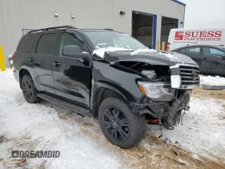 2019 Toyota Sequoia SR5 with VIN 5TDBY5G15KS168424, listed as a Copart auction lot 39306424 with 0 mi miles. Bid and sale history available at carsss.com. Image 4.