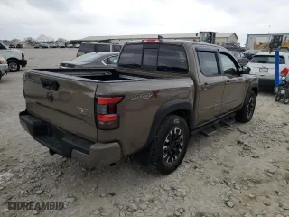 2022 Nissan Frontier PRO-X with VIN 1N6ED1EJ5NN644943, listed as a Copart auction lot 49343734 with 32,724 mi miles and Salvage Title. Bid and sale history available at carsss.com. Image 3.