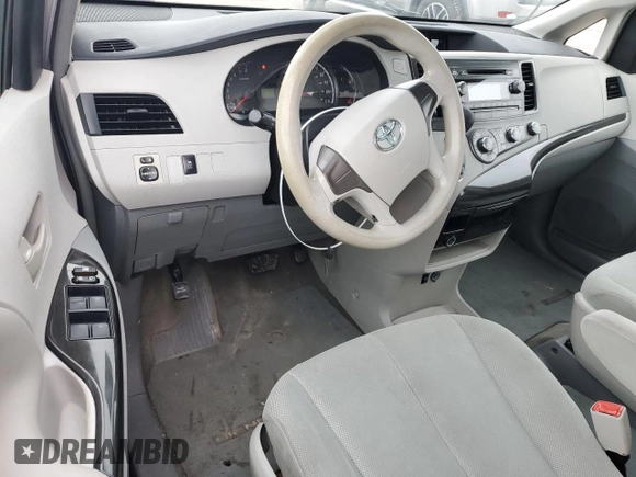 2012 Toyota Sienna with VIN 5TDKA3DC2CS010056, listed as a Copart auction lot 44639505 with 146,195 mi miles and Salvage Title. Bid and sale history available at DreamBid. Image 8.