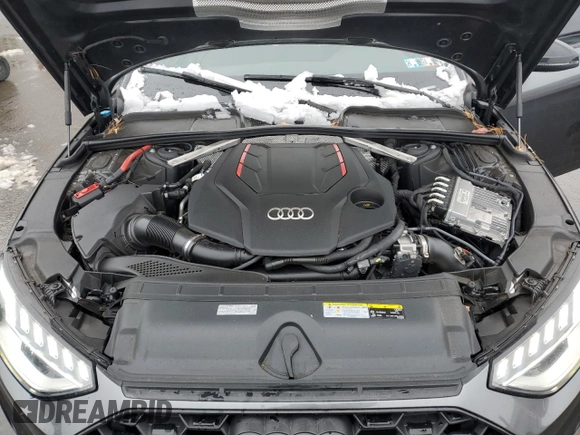 2021 Audi S4 Premium Plus with VIN WAUB4AF49MA020662, listed as a Copart auction lot 44776105 with 47,620 mi miles and Salvage Title. Bid and sale history available at carsss.com. Image 11.