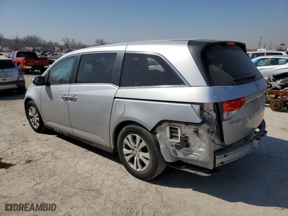 2014 Honda Odyssey EX with VIN 5FNRL5H41EB076760, listed as a Copart auction lot 48784325 with 76,187 mi miles and Salvage Title. Bid and sale history available at carsss.com. Image 2.