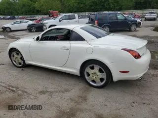 2002 Lexus SC 430 z VIN JTHFN48Y420010870, wystawiony jako Copart lot #58817105 z przebiegiem 131 964 mil mil oraz Szkoda całkowita • Salvage title. Historia ofert i sprzedaży dostępna na DreamBid. Obrazek 2.