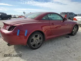 2008 Lexus SC 430 with VIN JTHFN45Y689017747, listed as a Copart auction lot 41584735 with 155,922 mi miles and Salvage title. Bid and sale history available at DreamBid. Image 3.