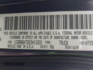2014 Ram 1500 Sport with VIN 1C6RR6HT2ES413331, listed as a IAAI auction lot 42381471 with Not provided miles and . Bid and sale history available at DreamBid. Image 9.