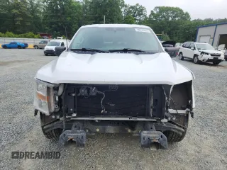2021 Ford F-150 XL with VIN 1FTEW1C53MFB80059, listed as a Copart auction lot 58835805 with 85,998 mi miles and Salvage title. Bid and sale history available at DreamBid. Image 5.