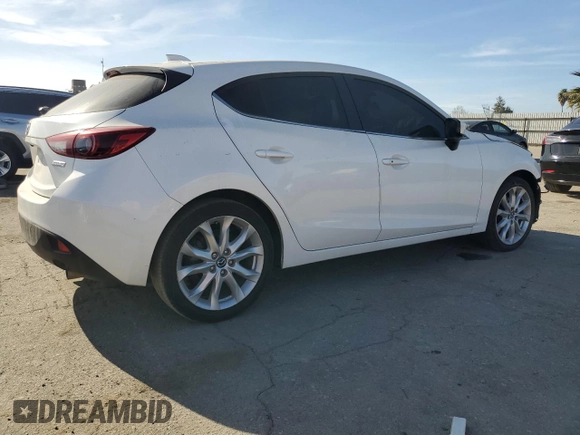 2015 Mazda 3 S Grand Touring with VIN JM1BM1M3XF1263185, listed as a Copart auction lot 41847175 with 157,301 mi miles and Salvage Title. Bid and sale history available at DreamBid. Image 3.