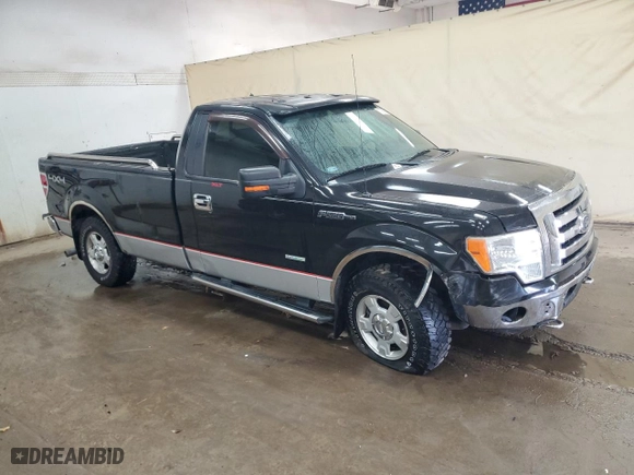 2012 Ford F-150 XL with VIN 1FTNF1ET3CKD20029, listed as a Copart auction lot 77980844 with 157,653 mi miles and Clean Title. Bid and sale history available at carsss.com. Image 4.
