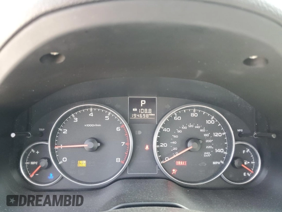 2013 Subaru Legacy Special Sports с VIN 4S3BMBG63D3040144, выставлен на аукционе Copart как лот 53883815 с пробегом 194 698 миль миль и Чистый • Clean title. История ставок и продаж доступна на DreamBid. Изображение 9.