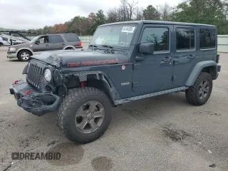 2017 Jeep Wrangler Unlimited Rubicon Recon with VIN 1C4HJWFG3HL729160, listed as a Copart auction lot 64184595 with 78,086 mi miles and Salvage title. Bid and sale history available at DreamBid. Image 1.