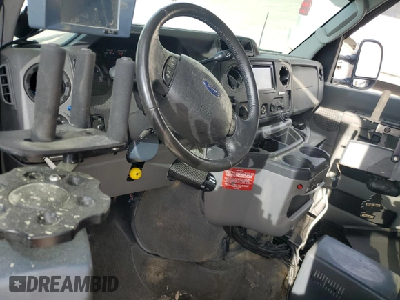 2010 Ford Econoline Cargo with VIN 1FDNE2EL2ADA03669, listed as a Copart auction lot 50614265 with 6,249 mi miles and Salvage title. Bid and sale history available at DreamBid. Image 8.