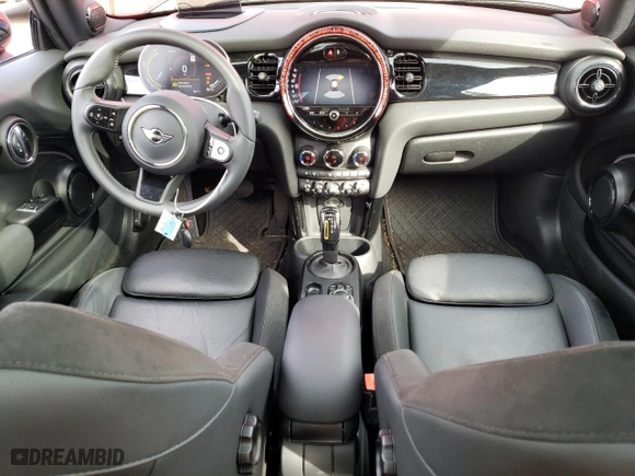 2023 MINI Hardtop 2 Door Cooper SE with VIN WMW13DJ01P2S85353, listed as a Copart auction lot 49675945 with 12,456 mi miles and Salvage Title. Bid and sale history available at carsss.com. Image 8.