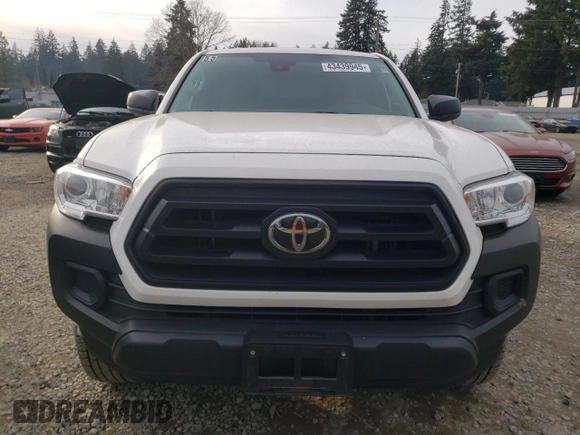 2022 Toyota Tacoma SR with VIN 3TYRX5GN1NT044745, listed as a Copart auction lot 43439945 with 35,278 mi miles and Salvage title. Bid and sale history available at DreamBid. Image 5.