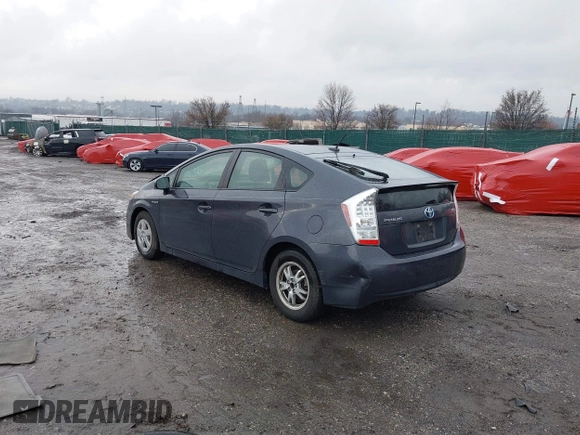 2010 Toyota Prius II with VIN JTDKN3DU0A1261312, listed as a IAAI auction lot 41812223 with 82,144 mi miles. Bid and sale history available at carsss.com. Image 3.