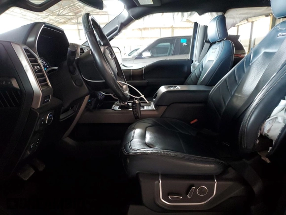 2018 Ford F-150 XL with VIN 1FTEW1EGXJFE48440, listed as a Copart auction lot 51834215 with 53,389 mi miles and Salvage Title. Bid and sale history available at carsss.com. Image 7.
