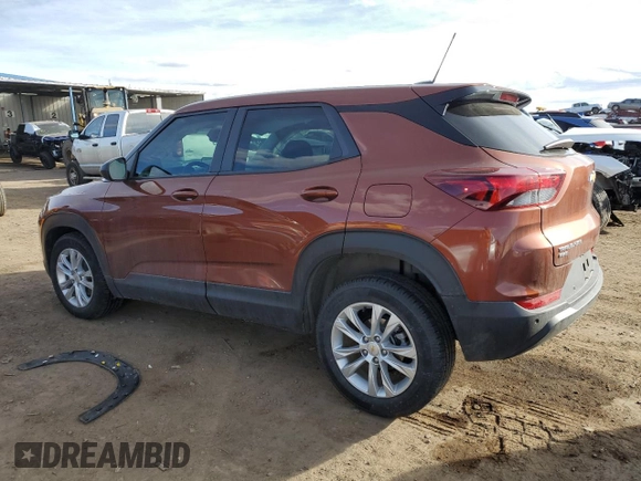 2021 Chevrolet TrailBlazer LS with VIN KL79MNSL0MB076812, listed as a Copart auction lot 46640155 with 20,763 mi miles and Salvage Title. Bid and sale history available at carsss.com. Image 2.