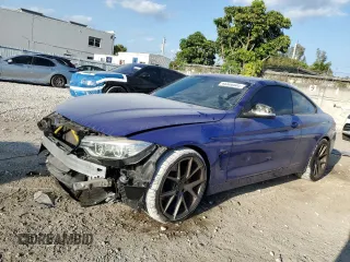 2017 BMW 4 Series 440i with VIN WBA4P1C50HK522523, listed as a Copart auction lot 48508585 with 70,098 mi miles and Salvage Title. Bid and sale history available at carsss.com. Image 1.