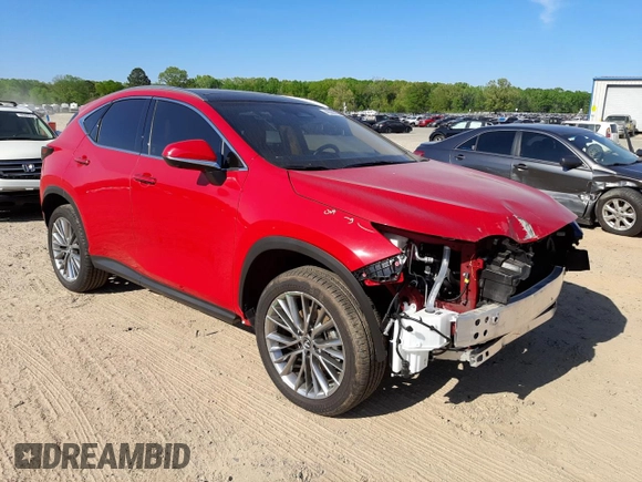 2022 Lexus NX with VIN JTJHGCEZ6N2007793, listed as a Copart auction lot 48589363 with 2,884 mi miles. Bid and sale history available at carsss.com. Image 4.