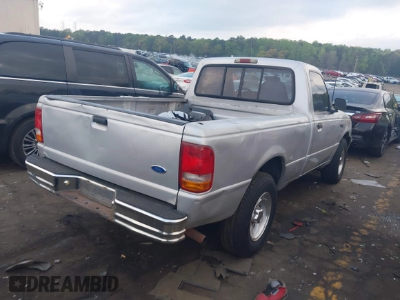 1996 Ford Ranger XL with VIN 1FTCR10A1TTA64228, listed as a IAAI auction lot 41944707 with 218,656 mi miles. Bid and sale history available at carsss.com. Image 4.