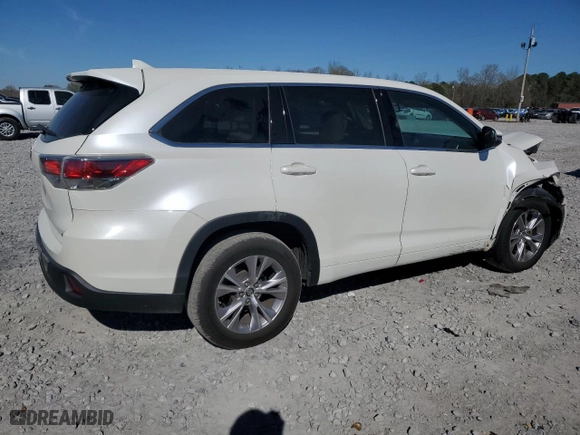 2016 Toyota Highlander LE Plus with VIN 5TDZKRFH8GS182394, listed as a Copart auction lot 49523485 with 74,792 mi miles and Salvage Title. Bid and sale history available at carsss.com. Image 3.