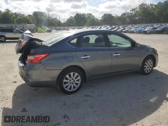 2017 Nissan Sentra SV with VIN 3N1AB7AP5HY408419, listed as a Copart auction lot 51889175 with 85,495 mi miles and Salvage Title. Bid and sale history available at DreamBid. Image 3.