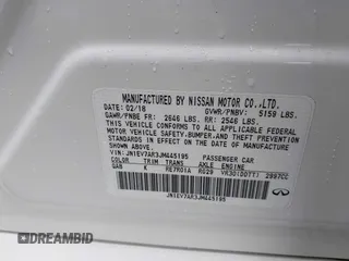 2018 Infiniti Q50 Luxe z VIN JN1EV7AR3JM445195, wystawiony jako IAAI lot #42228587 z przebiegiem 122 575 mil mil oraz . Historia ofert i sprzedaży dostępna na DreamBid. Obrazek 9.
