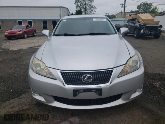 2010 Lexus IS 250 with VIN JTHCF5C24A5044351, listed as a Copart auction lot 59852145 with 171,121 mi miles and Salvage title. Bid and sale history available at DreamBid. Image 5.