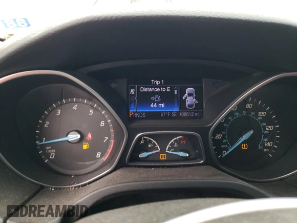 2013 Ford Focus Titanium with VIN 1FADP3J21DL168951, listed as a Copart auction lot 46794205 with 109,612 mi miles and Clean Title. Bid and sale history available at carsss.com. Image 9.