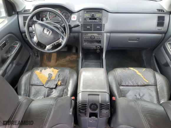 2003 Honda Pilot EX with VIN 2HKYF185X3H524013, listed as a Copart auction lot 48422615 with 222,371 mi miles and Salvage Title. Bid and sale history available at carsss.com. Image 8.