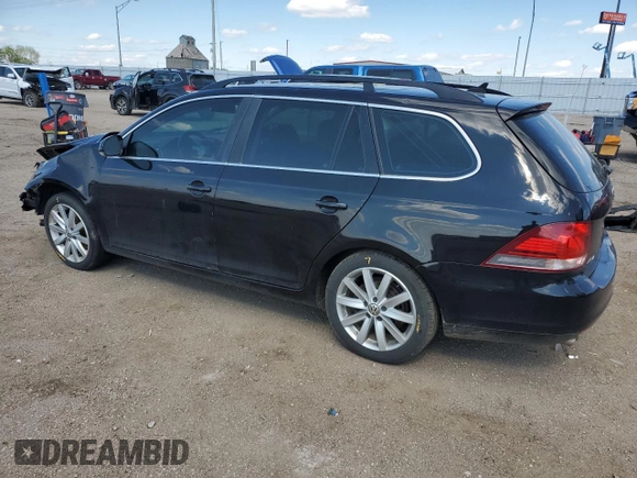 2014 Volkswagen Jetta TDI w/Sunroof & Nav with VIN 3VWPL7AJ0EM602906, listed as a Copart auction lot 57613585 with 81,597 mi miles and Salvage title. Bid and sale history available at DreamBid. Image 2.